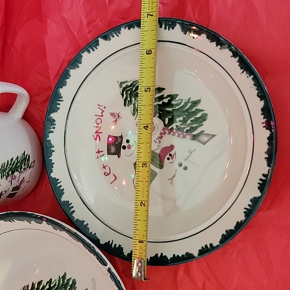LET IT SNOW  child plate set - Picture 12 of 16